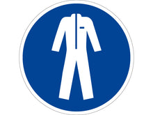 Laden Sie das Bild in den Galerie-Viewer, Aufkleber Schutzkleidung benutzen M010