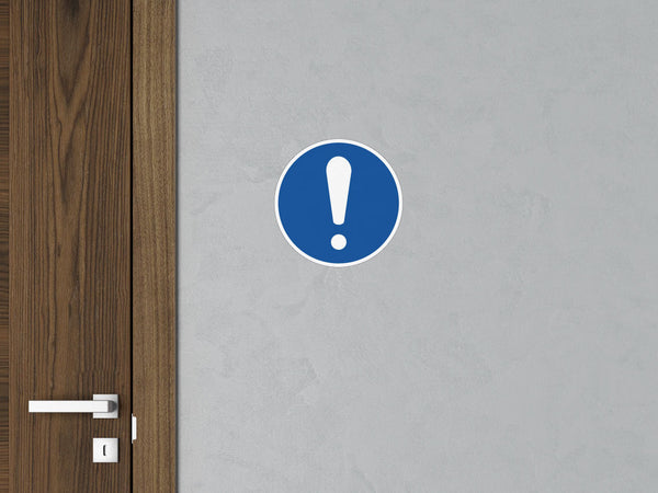 Aufkleber M001 allgemeines Gebotszeichen