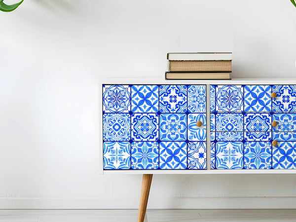 Möbelfolie Portugiesische Kacheln Sideboard