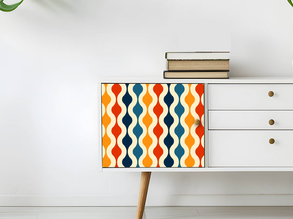 Möbelfolie Retro Nostalgie Sideboard