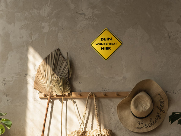 Straßenschild mit Wunschtext Dekoschild