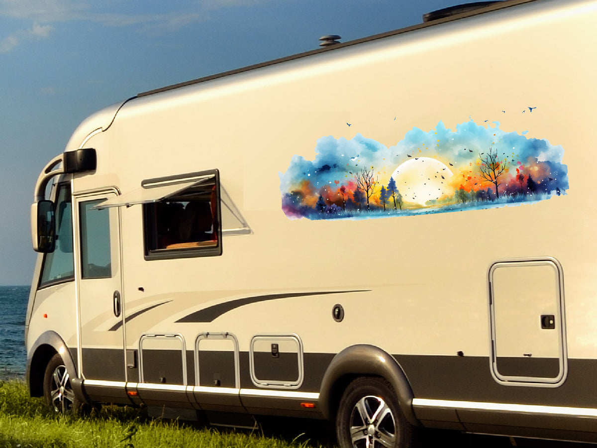 Fabelhafte Wohnmobil Aufkleber Selbst Gestalten Bild