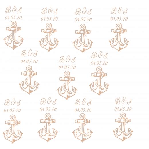 Aufkleber selber gestalten - Arbeitsfläche 25cm x 25cm