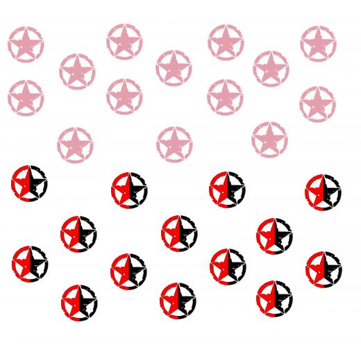 Aufkleber selber gestalten - Arbeitsfläche 50cm x 50cm