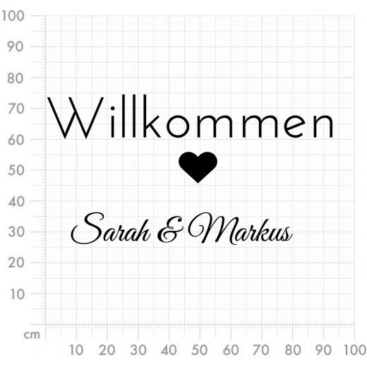 Aufkleber selber gestalten - Arbeitsfläche 100cm x 100cm