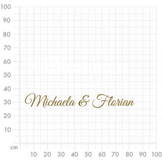 Aufkleber selber gestalten - Arbeitsfläche 100cm x 100cm