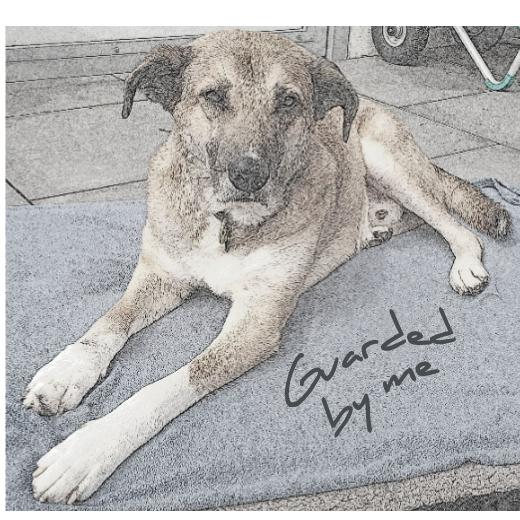 Aufkleber selber gestalten - Arbeitsfläche 25cm x 25cm