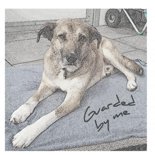 Aufkleber selber gestalten - Arbeitsfläche 25cm x 25cm