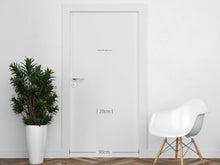 Laden Sie das Bild in den Galerie-Viewer, Türaufkleber Linienrahmen