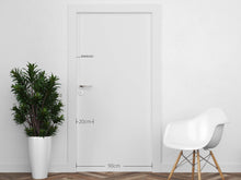 Laden Sie das Bild in den Galerie-Viewer, Türaufkleber Linie Modern 2 farbig