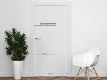 Laden Sie das Bild in den Galerie-Viewer, Türaufkleber Linie Modern 2 farbig