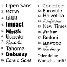 Laden Sie das Bild in den Galerie-Viewer, Türaufkleber Linie modern 2 farbig schriften