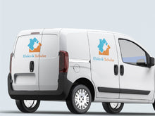 Laden Sie das Bild in den Galerie-Viewer, Aufkleber Elektriker Logo Haus+Steckdose personalisierbar Autoaufkleber