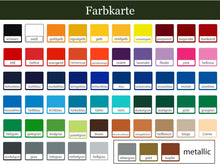 Laden Sie das Bild in den Galerie-Viewer, Türaufkleber Linie modern 2 farbig farbkarte