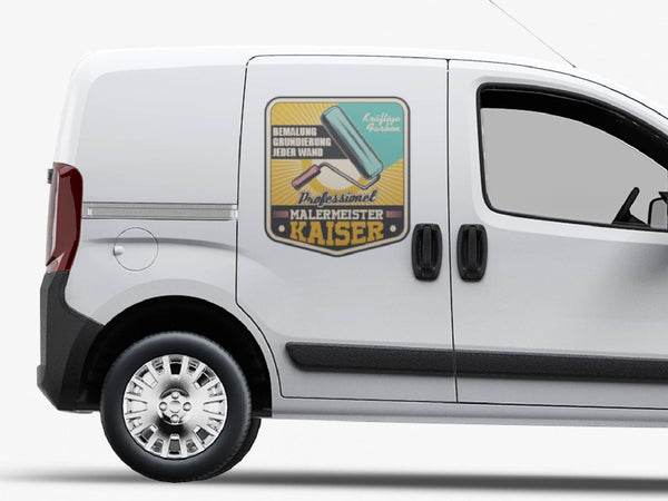 Autoaufkleber drucken lassen - Mehrfarbig