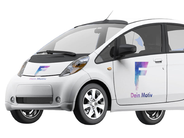 Autoaufkleber drucken lassen - Mehrfarbig