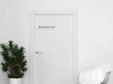 Laden Sie das Bild in den Galerie-Viewer, Türaufkleber Linie modern 2 farbig