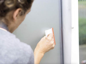 Verklebeanleitung Milchglasfolie