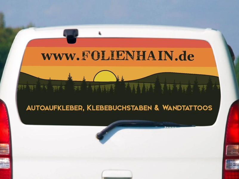 Heckscheibenaufkleber
