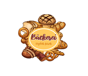 Bäckerei Aufkleber