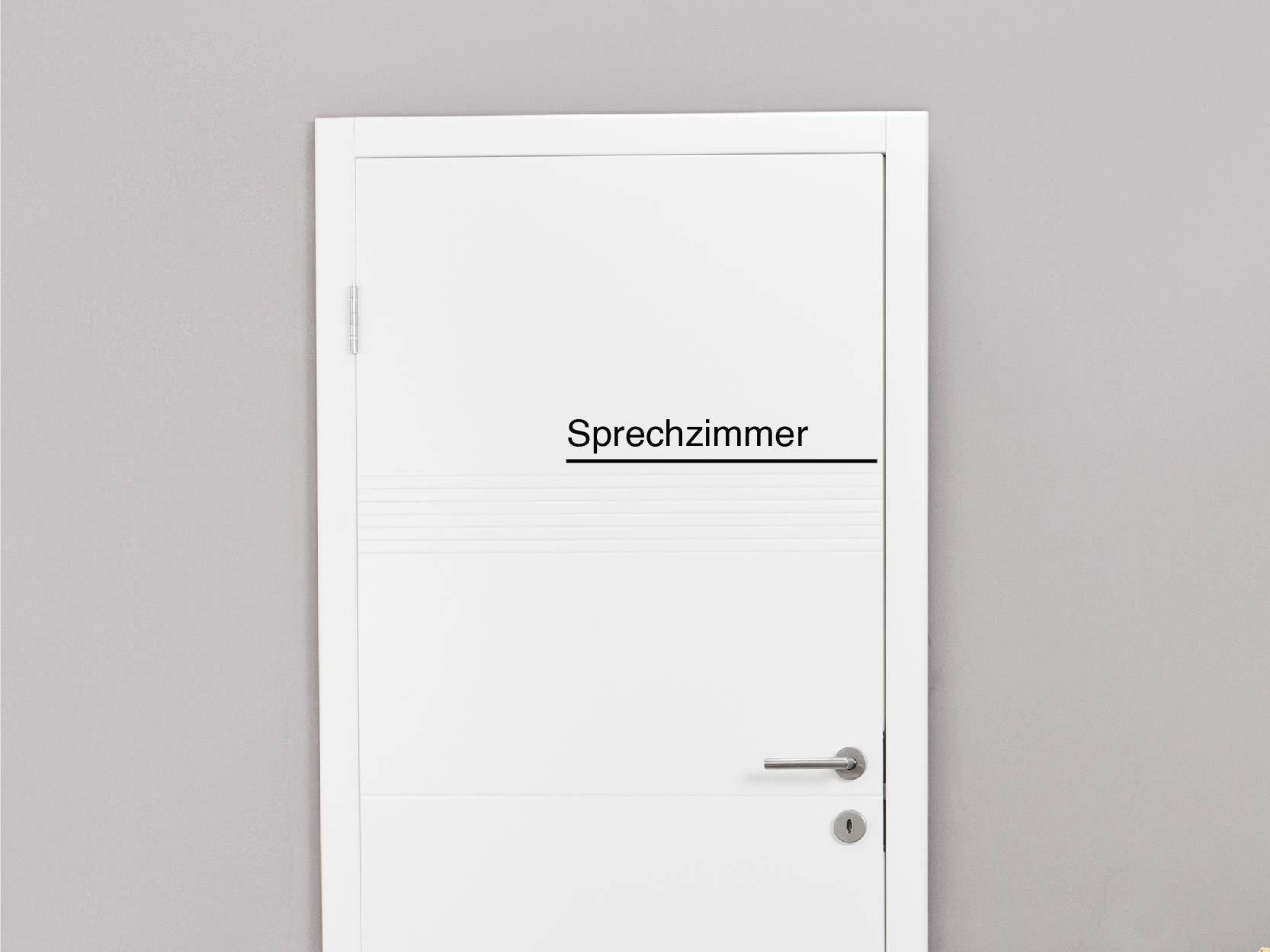 Kategorie Türaufkleber und Türbeschriftungen
