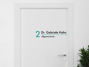 Kategorie Türaufkleber und Türbeschriftungen