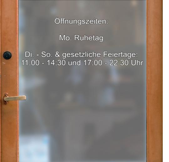 Öffnungszeiten Aufkleber selber gestalten