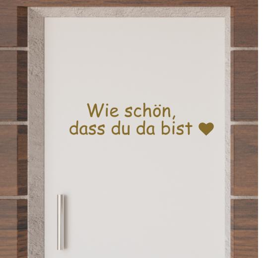 Türaufkleber selber gestalten