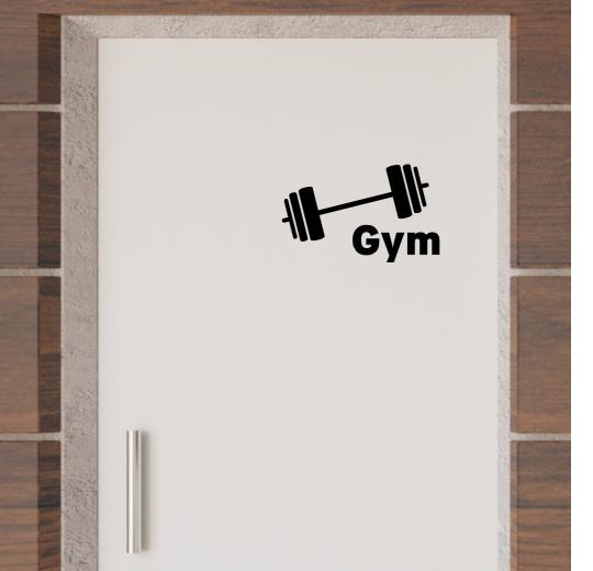 Türaufkleber selber gestalten