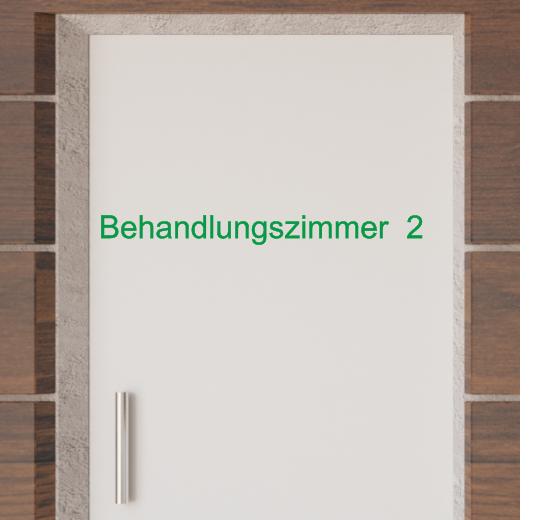 Türaufkleber selber gestalten