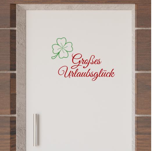 Türaufkleber selber gestalten