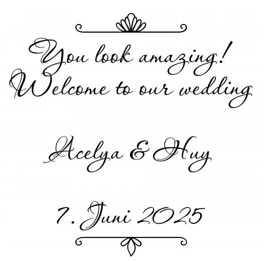 Aufkleber selber gestalten - Arbeitsfläche 25cm x 25cm