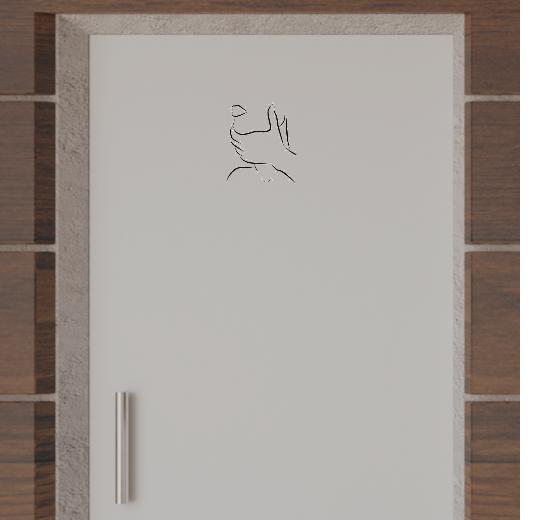 Türaufkleber selber gestalten