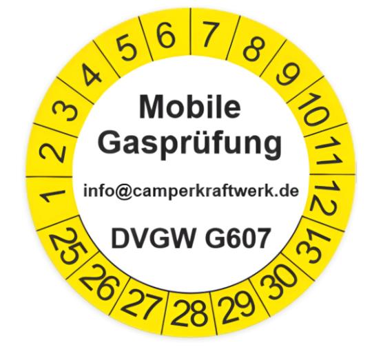 Aufkleber Rund 7,5cm - Eigenes Design