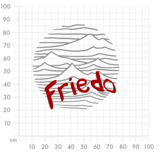 Aufkleber selber gestalten - Arbeitsfläche 100cm x 100cm