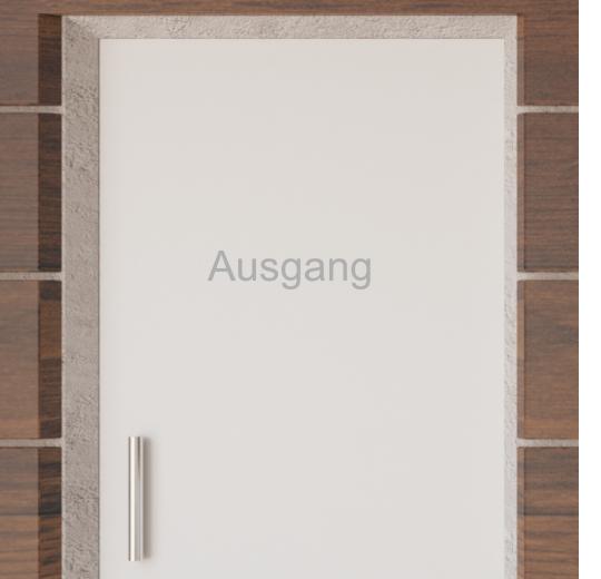 Türaufkleber selber gestalten