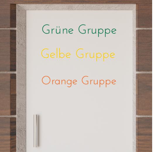 Türaufkleber selber gestalten