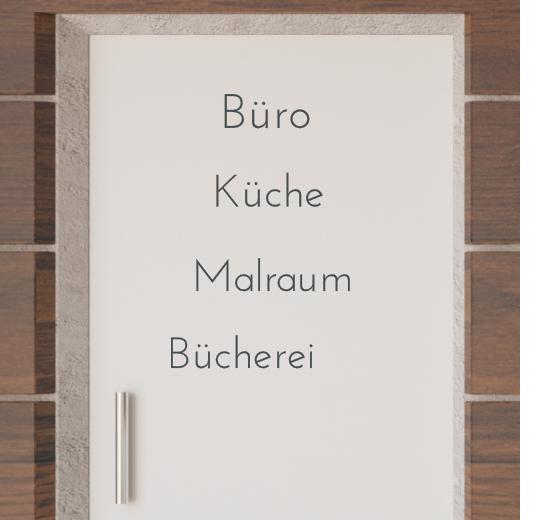 Türaufkleber selber gestalten