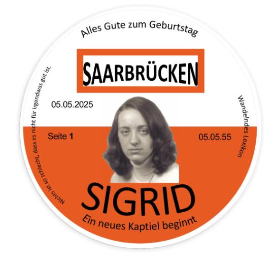 Aufkleber Rund 10cm - Eigenes Design