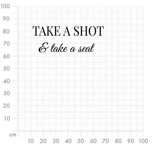 Aufkleber selber gestalten - Arbeitsfläche 100cm x 100cm
