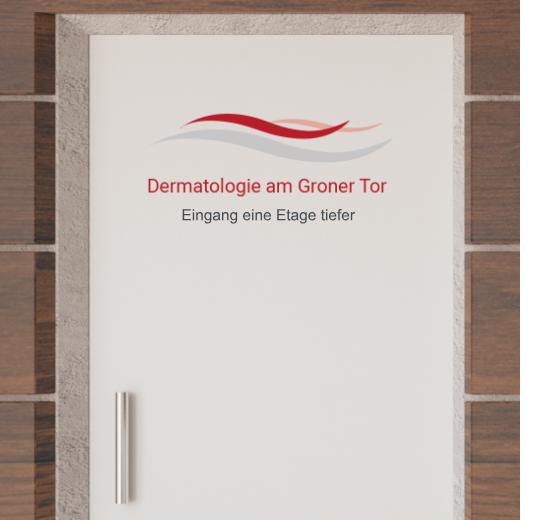 Türaufkleber selber gestalten