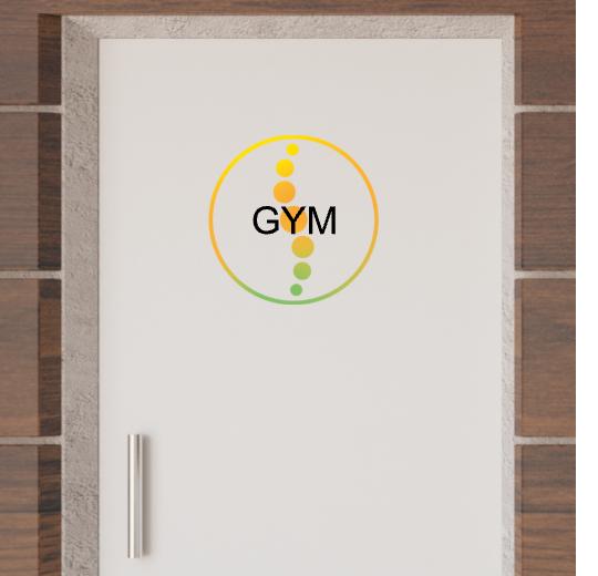 Türaufkleber selber gestalten