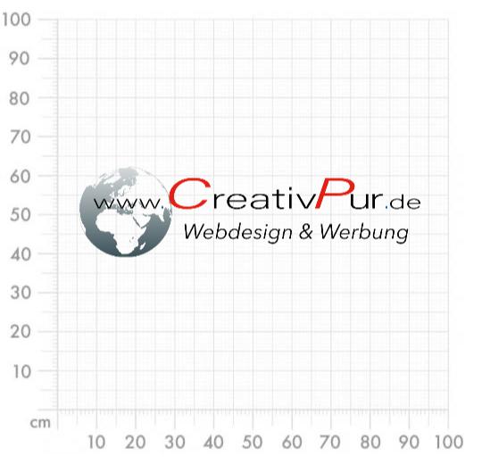 Aufkleber selber gestalten - Arbeitsfläche 100cm x 100cm