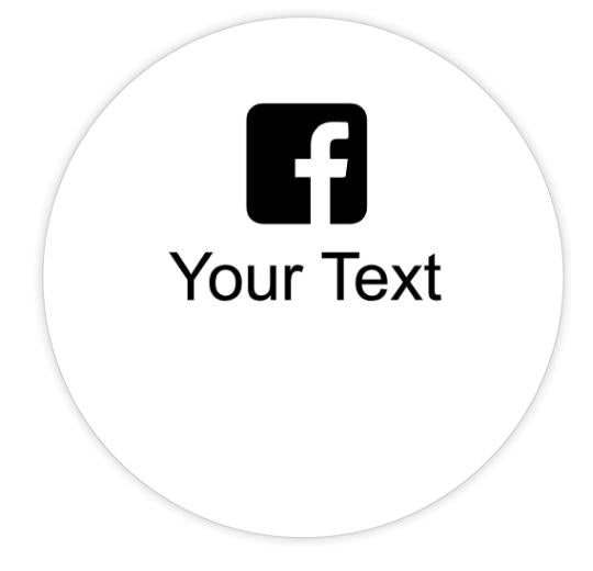 Aufkleber Rund 10cm - Eigenes Design