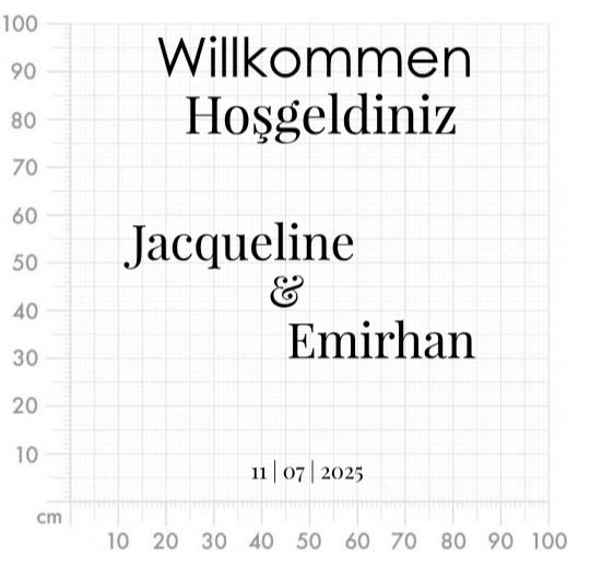 Aufkleber selber gestalten - Arbeitsfläche 100cm x 100cm
