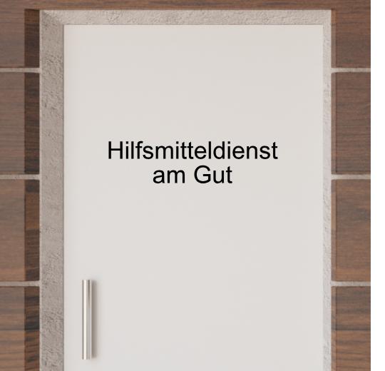 Türaufkleber selber gestalten