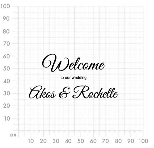 Aufkleber selber gestalten - Arbeitsfläche 100cm x 100cm