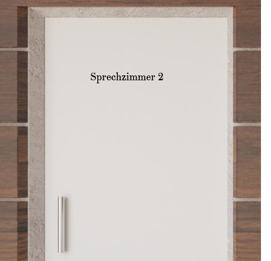 Türaufkleber selber gestalten