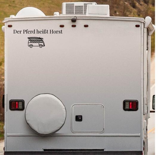 Wohnmobil Aufkleber selber gestalten