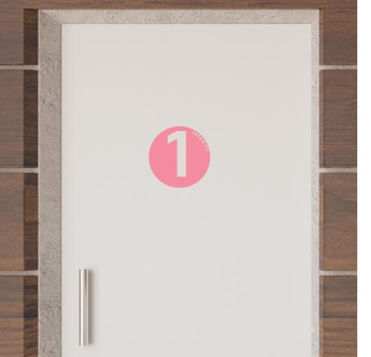 Türaufkleber selber gestalten